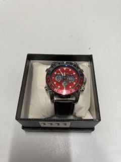 GLOBENFELD MIRAGE RED WRIST WATCH MODEL: GF0002