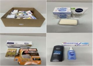 BOX OF BEAUTY PRODUCTS TO INC CERAVE FACIAL MOISTURISING LOTION