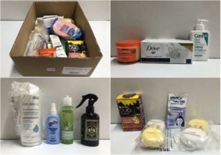 BOX OF BEAUTY PRODUCTS TO INC CANTU SHEA BUTTER MOISTURIZING TWIST & LOCK GEL