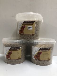 3 X 5 LITRE VERM - X ORIGINAL RANGE LAYERS PELLETS