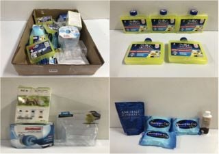 BOX OF CLEANING PRODUCTS TO INC FINISH DISHWASHER DEEP CLEANER