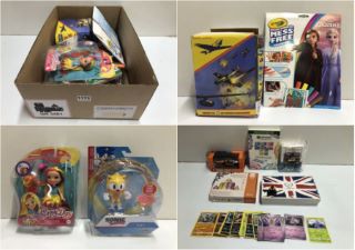 BOX OF CHILDREN'S TOYS TO INC MATTEL SUNNYDAY