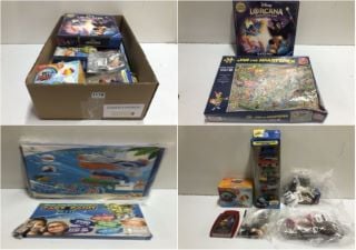 BOX OF CHILDREN'S TOYS TO INC DISNEY LORCANA TRADING CARD GAME