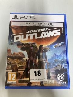 PLAYSTATION 5 STAR WARS OUTLAWS CONSOLE GAME