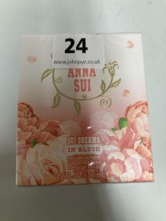 ANNA SUI DREAMS IN BLUSH EAU DE TOILETTE SPRAY 50ML (SEALED)