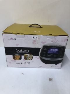 YUMASIA SAKURA MULTIFUNCTION RICE COOKER