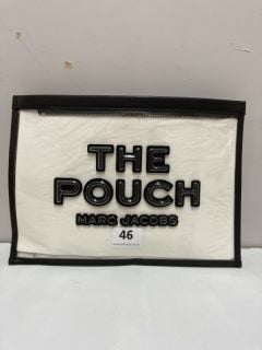 MARC JACOBS THE CLEAR LARGE POUCH - RRP.£165