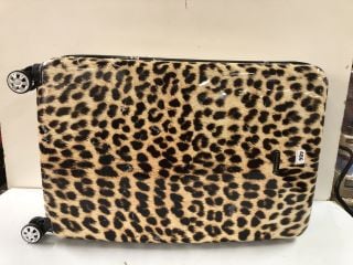 ROCKLAND ANIMAL PRINT SUIT CASE