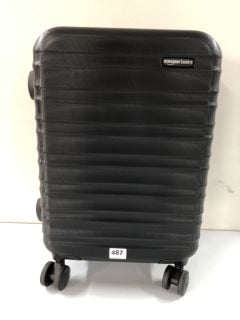 HARD SHELL BLACK SUITCASE