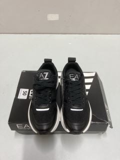 EMPORIO ARMANI EA7 CHILDREN'S TRAINERS - SIZE: 10