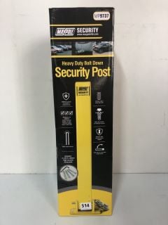 2 X ITEMS TO INC. MAYPOLE HEAVY DUTY BOLT DOWN SECURITY POST