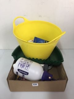 BOX OF ITEMS TO INC.PARKTO OL MAGNETIC PARTS BOWL