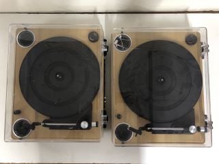 2 X JAM SOUND ALL IN ONE TURNTABLE PLAYER