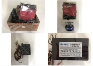 BOX OF ITEMS TO INC NIKKAI PURE CONNECTIVITY DIGITAL MONITO R LEAD & POLYTRON ANTENNA SOCKET