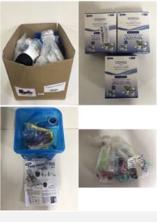 BOX OF ITEMS TO INC BT SYNERGY 4100 DOCKING STATION & SONANCE WALL SPEAKERS