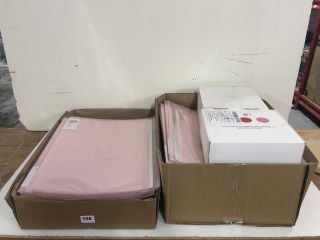 BOXES OF ITEMS TO INC CLEAR BOOK FOLDER