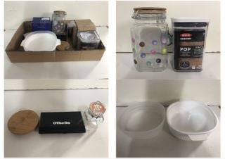 BOX OF HOME ITEMS TO INC. PLAYSTAION CONTROLLER MUG