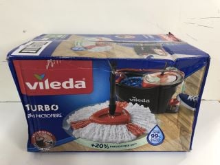 VILEDA TURBO 2-IN-1 MICROFIBRE MOP BUCKET