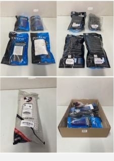 BOX OF SPORTS PROTECTIVE ITEMS TO INC. MITRE AIRCELL SHIN GUARDS