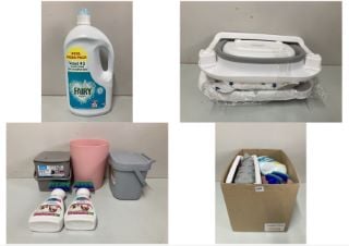 BOX OF VARIOUS ITEMS TO INC. DR. BECKMANN CARPET STAIN REMOVER