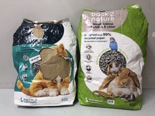 2 X PET ITEMS TO INC. BREEDER CELECT CAT LITTER