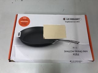 LE CREUSET TO UGHENED NON-STICK 30CM SHALLOW FRYING PAN