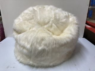 2 X FLUYY FAUX FUR BEAN BAGS