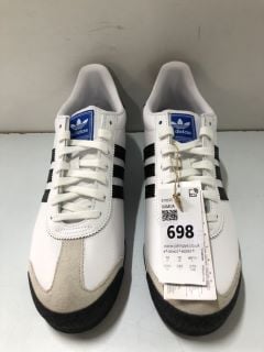 ADIDAS SAMOA BLACK & WHITE TRAINERS - SIZE: 10