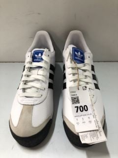 ADIDAS SAMOA BLACK & WHITE TRAINERS - SIZE: 8