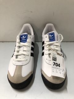 ADIDAS SAMOA BLACK & WHITE TRAINERS - SIZE: 6