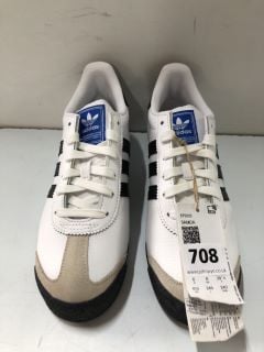 ADIDAS SAMOA BLACK & WHITE TRAINERS - SIZE: 6