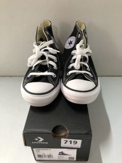 CONVERSE CHILDREN'S BLACK SHOES - SIZE: 1