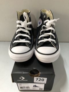 CONVERSE CHILDREN'S BLACK SHOES - SIZE: 1