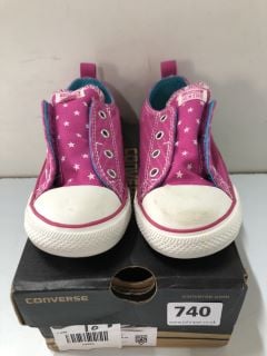 CONVERSE ALL STAR CHILDREN'S TRAINERS - PINK - SIZE: 10