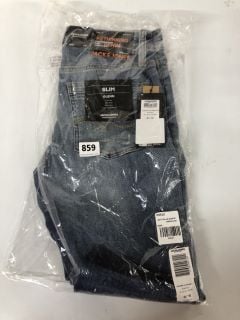 JACK & JONES GLENN SLIM FIT DISTRESSED JEANS - SIZE: W30 L32 - RRP.£60