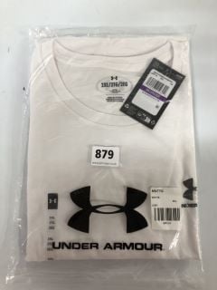 4 X UNDER ARMOUR TRAINING SPORTSTYLE LEFT CHEST LOGO T-SHIRT - WHITE - SIZE: 2XL - RRP.£25 EACH