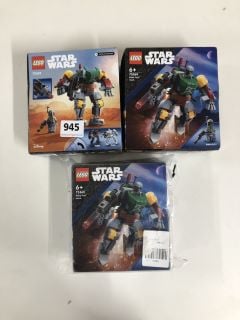 3 X LEGO 75369 STAR WARS BODA FETT MECH