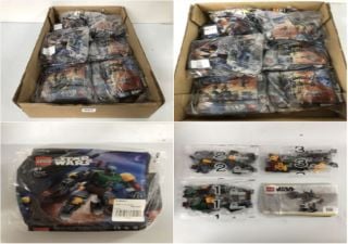 BOX OF LEGO 75369 STAR WARS BODA FETT MECH (SPARE PARTS)