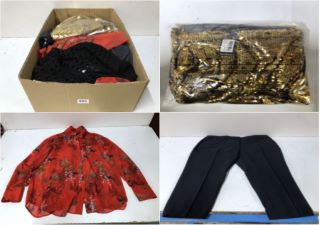 BOX OF WOMEN'S DESIGNER CLOTHING VARIOUS SIZES