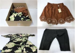 BOX OF WOMEN'S DESIGNER CLOTHING VARIOUS SIZES