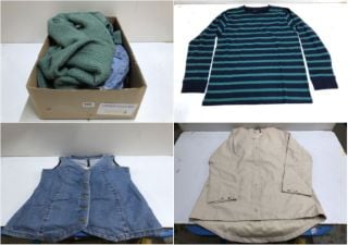 BOX OF WOMEN'S DESIGNER CLOTHING VARIOUS SIZES