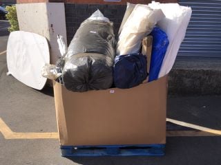 PALLET OF ITEMS INC BABY MATTRESS