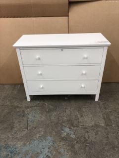 JOHN LEWIS ANYDAY WILTON 3 DRAWER C (RRP: £124.00)