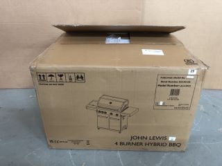 JOHN LEWIS GRILLSTREAM 4 BURNER HYBRID BBQ (RRP: £349.00)