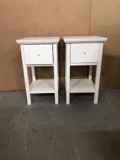 JOHN LEWIS ANYDAY WILTON BEDSIDE TABLE SET OF 2 (RRP: £74.00)