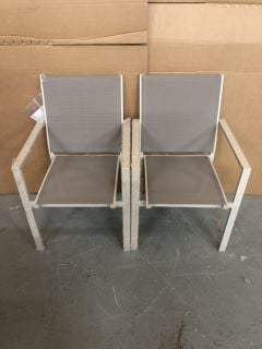 JOHN LEWIS MIAMI DINING CHAIR GREY SET OF 2 (RRP: £48.00)