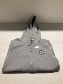 BOYS RALEIGH HOODED JACKET IN GREY - SIZE 11/12 YEARS