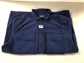 MENS BARBOUR INTERNATIONAL OVERSHIRT IN REGAL BLUE - SIZE L