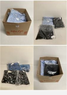 BOX OF PREMIUM CLOTHING ITEMS IN VARIOUS SIZES & DESIGNS