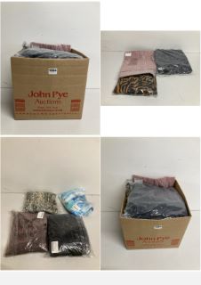 BOX OF PREMIUM CLOTHING ITEMS IN VARIOUS SIZES & DESIGNS